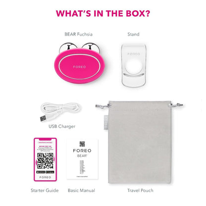 FOREO BEAR — Dispositivo Facial de Microcorriente (Fucsia)
