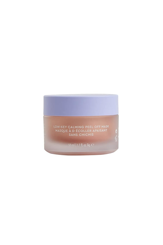 Florence by Mills Low-Key Calming Peel Off Mask | Mascarilla Calmante Peel-Off Rosa Dorada con Extracto de Lirio de Agua y Manzanilla – 50 ml