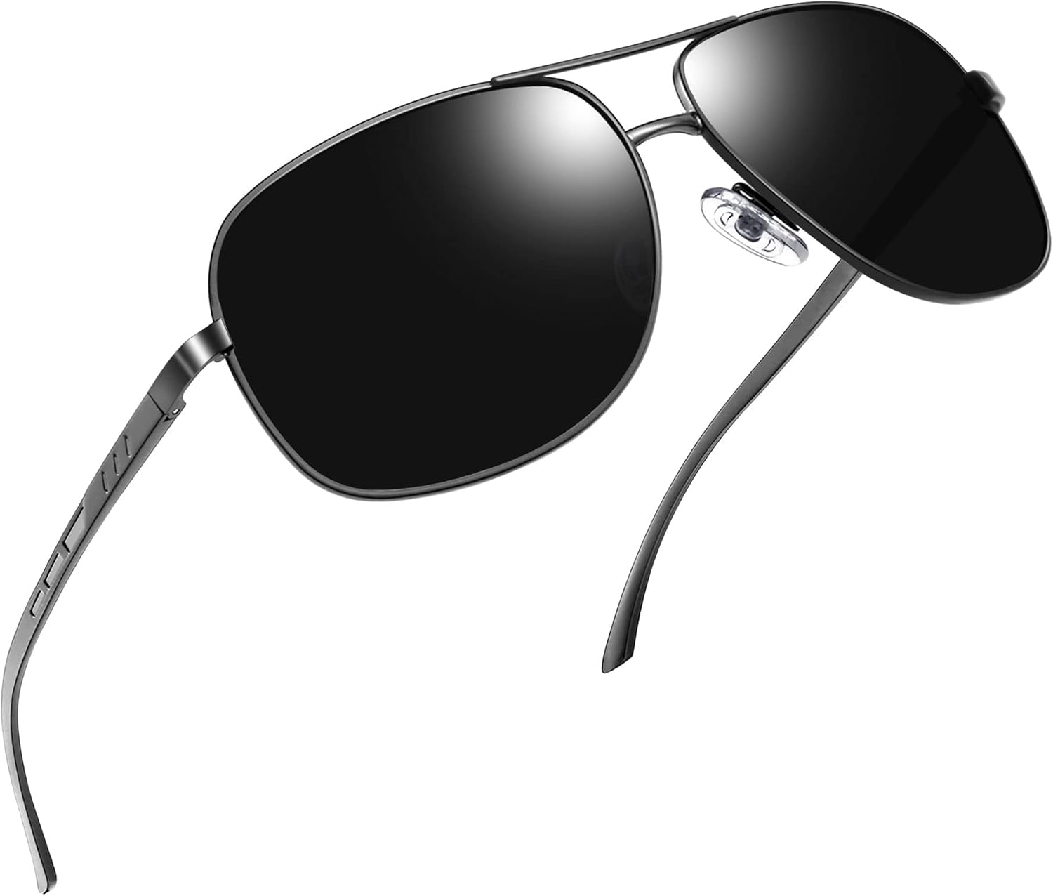 Joopin Lentes de Sol Aviador Metálicos Polarizados – Estilo Clásico Militar UV400