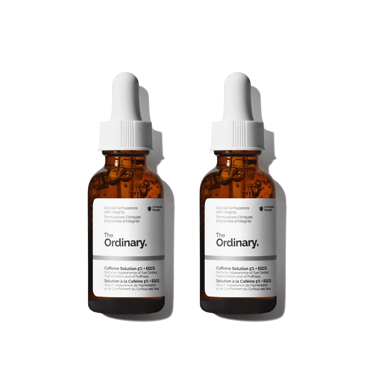 The Ordinary Caffeine Solution 5% + EGCG | Suero para Ojeras y Bolsas – Reduce Hinchazón y Signos de Cansancio – 30 ml