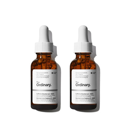 The Ordinary Caffeine Solution 5% + EGCG | Suero para Ojeras y Bolsas – Reduce Hinchazón y Signos de Cansancio – 30 ml