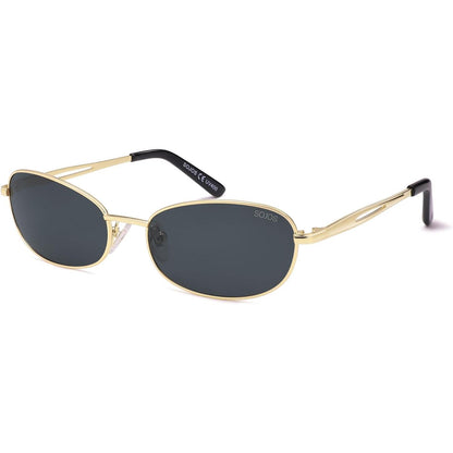 Lentes de Sol Retro Ovalados Unisex Sojos SJ1263, Polarizados, UV400, Estilo Vintage, Hombres y Mujeres