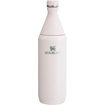 All Day Slim Bottle 34 Oz | Leakproof Twist on Lid | Slim Design for Travel and Gym | Insulated Stainless Steel Water Bottle | Bpa-Free | Ash Gloss