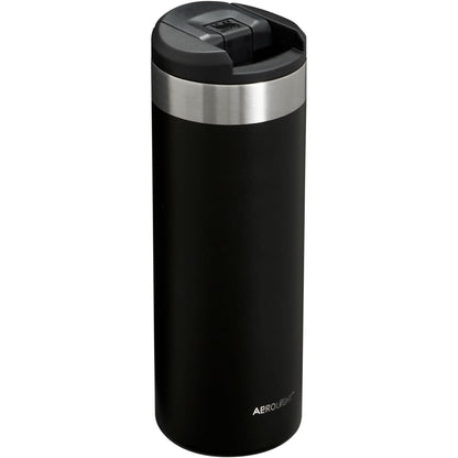Aerolight Transit Bottle 16 Oz | Locking Drink through Lid | Leak Resistant Water Bottle or Coffee Travel Mug | Lightweight Insulated Stainless Steel | Bpa-Free | Black
