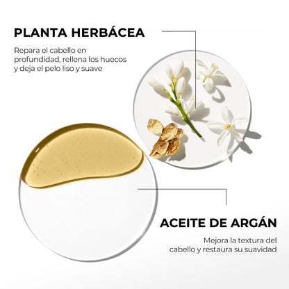  Tratamiento colágeno para el cabello | Reparación profunda | Acondicionador | Aceite de argán | Máscara para el cabello seco o dañado | Todo tipo de cabello | 100Ml 