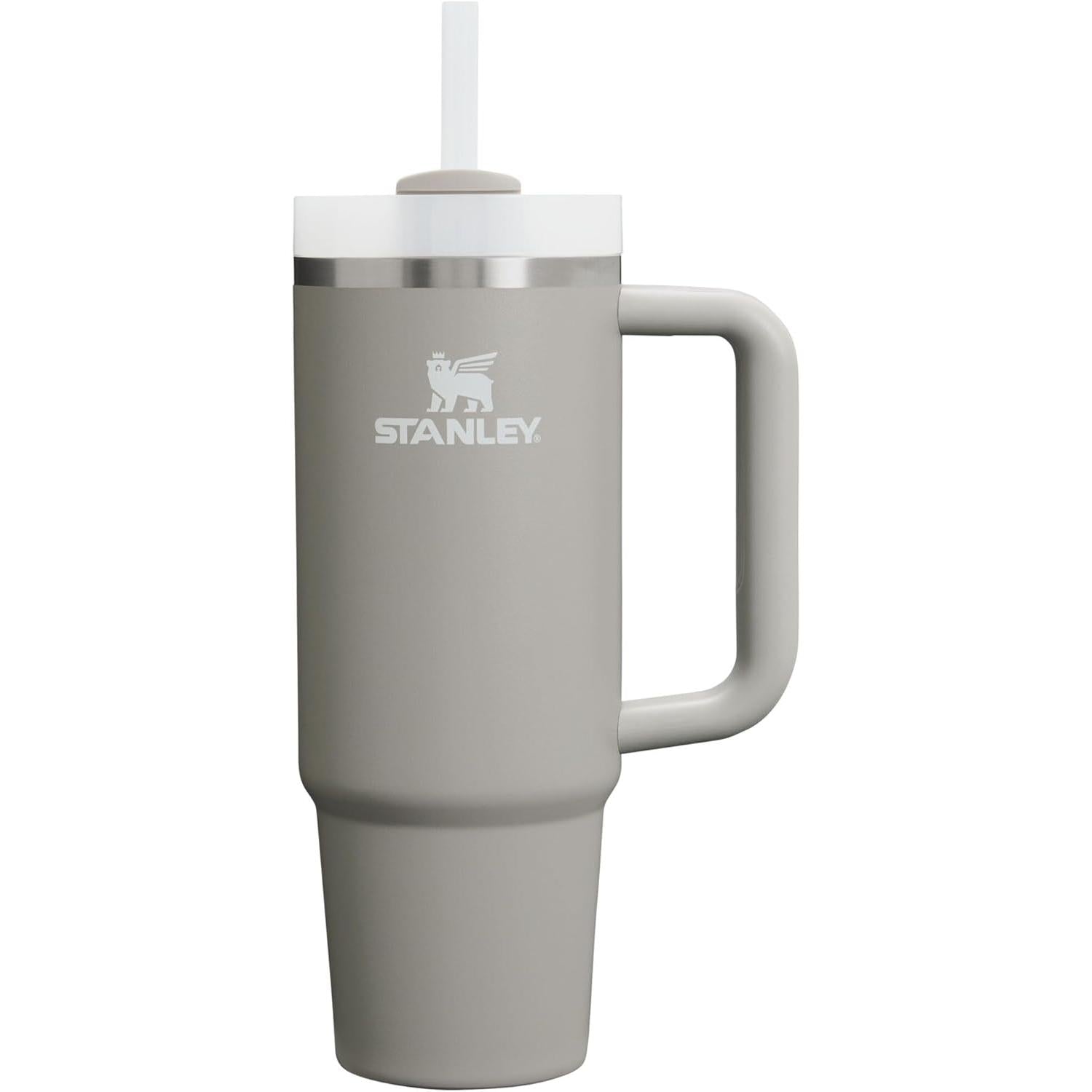 Quencher H2.0 Tumbler with Handle and Straw 30 Oz | Flowstate 3-Position Lid | Cup Holder Compatible for Travel | Insulated Stainless Steel Cup | Bpa-Free | Exclusive Blue Cactus