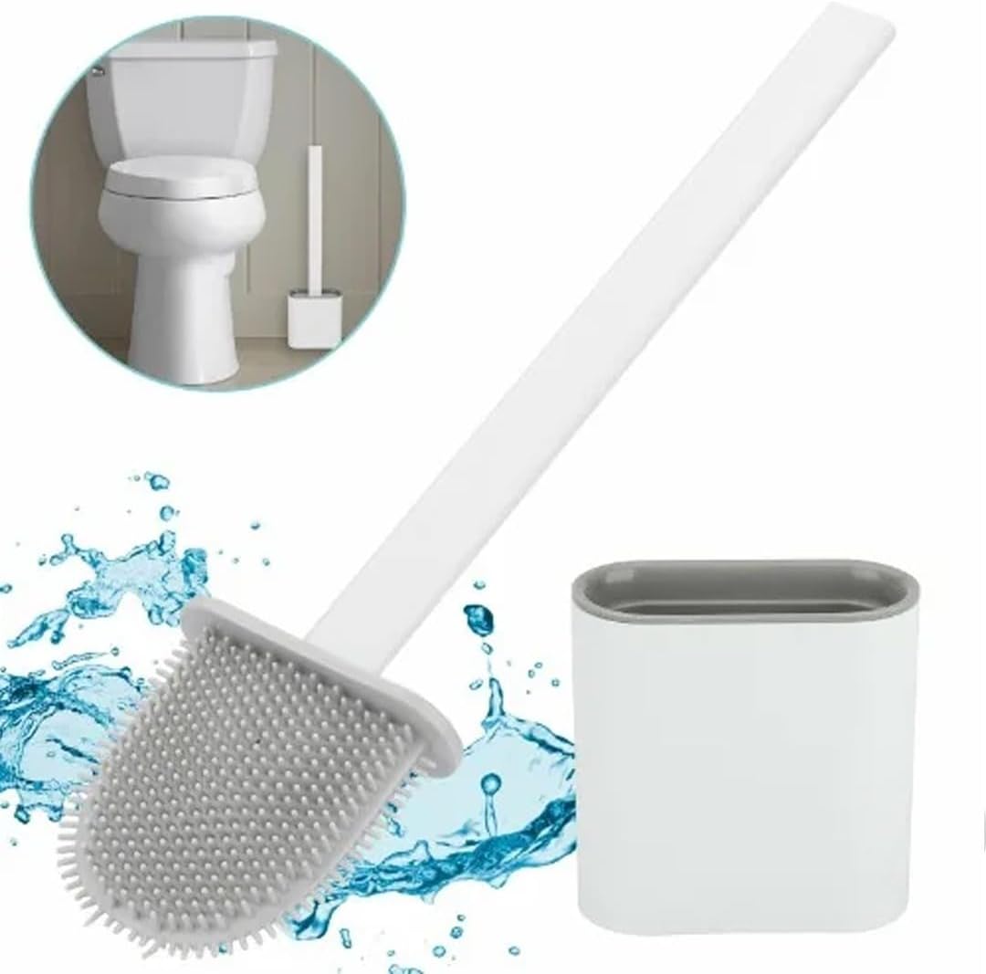 Colector de drenaje de cabello | Cubierta de drenaje cuadrada para ducha | Tapón de silicona con ventosa para baño, bañera, cocina | Paquete de 2 | Color: gris plateado