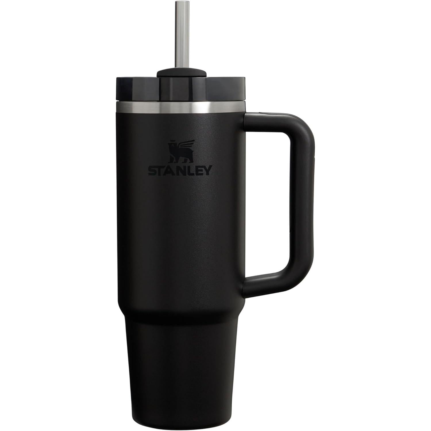 Quencher H2.0 Tumbler with Handle and Straw 30 Oz | Flowstate 3-Position Lid | Cup Holder Compatible for Travel | Insulated Stainless Steel Cup | Bpa-Free | Exclusive Blue Cactus