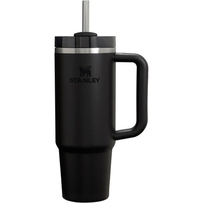 Quencher H2.0 Tumbler with Handle and Straw 30 Oz | Flowstate 3-Position Lid | Cup Holder Compatible for Travel | Insulated Stainless Steel Cup | Bpa-Free | Exclusive Blue Cactus