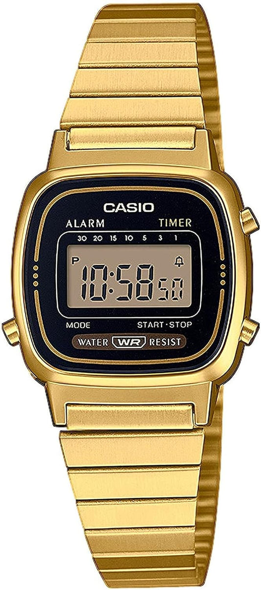 LF20W G-Shock Series | Unisex Digital Watch | Black | WR | 1/100 SEC Stopwatch | World Time | LED Light | Full Auto Calendar | Regular Time Keeping (HR, Min, SEC, PM, Date, Day) | 3 Year Battery