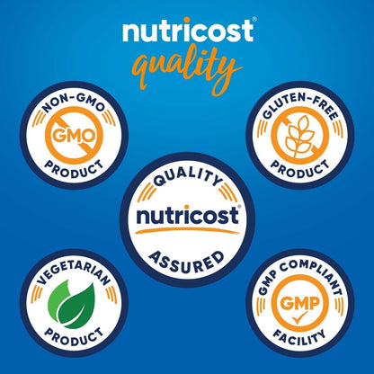 Nutricost Complejo de Vitamina B 460 mg con Vitamina C – 120 Cápsulas