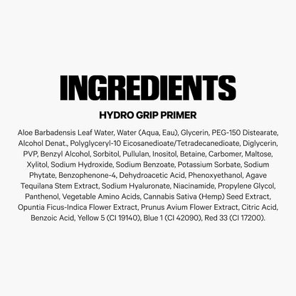 Milk Makeup Hydro Grip Primer | Prebase Hidratante con Ácido Hialurónico y Niacinamida | Fijación hasta 12 hs, Gel Ligero con Acabado Dewy