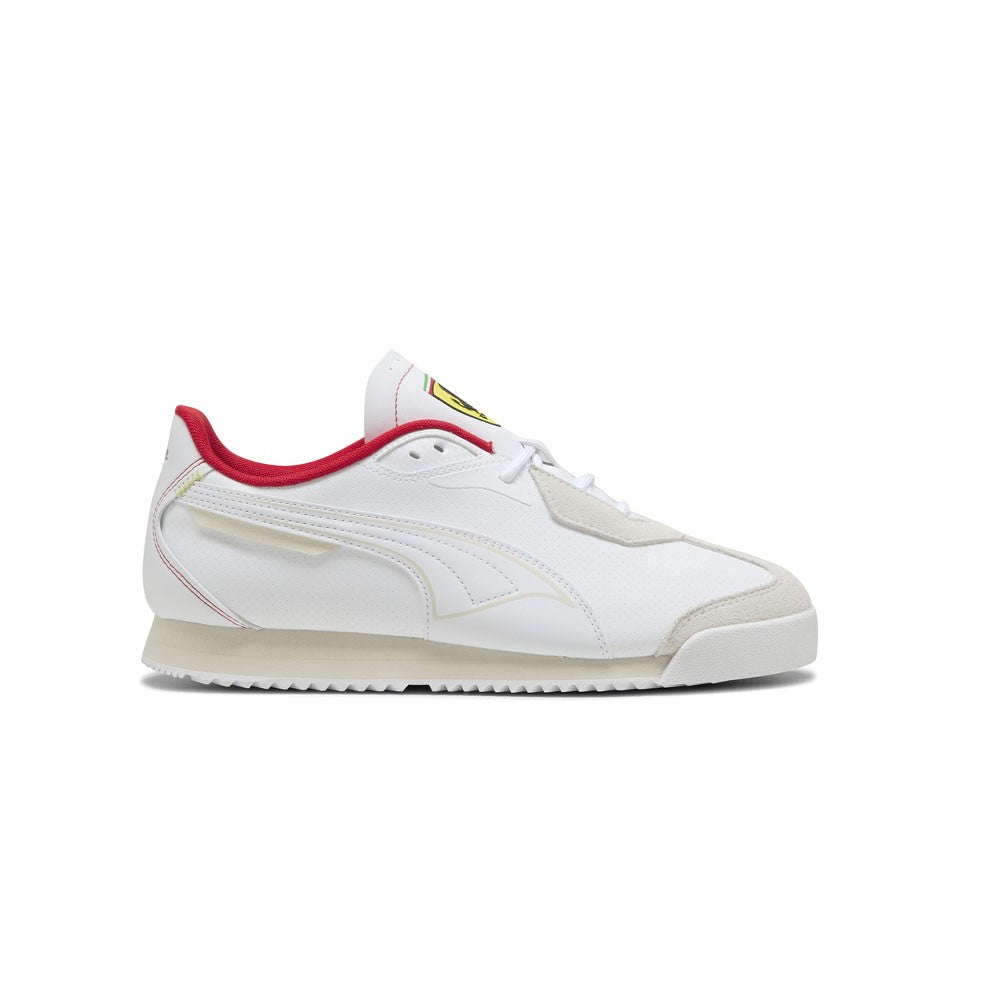 Zapatillas PUMA Scuderia Ferrari Roma Hombre – Blancas | Sneakers Casual Motorsport con Suela Antideslizante