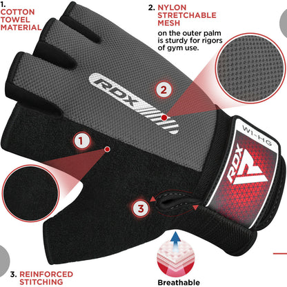 RDXGuantes de Levantamiento de Pesas RDX - Weight Lifting