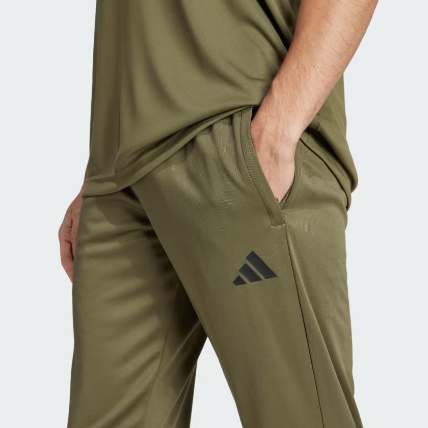 Pantalón Adidas Hombre Sereno AEROREADY Corte Cónico Ajustado 3 Rayas