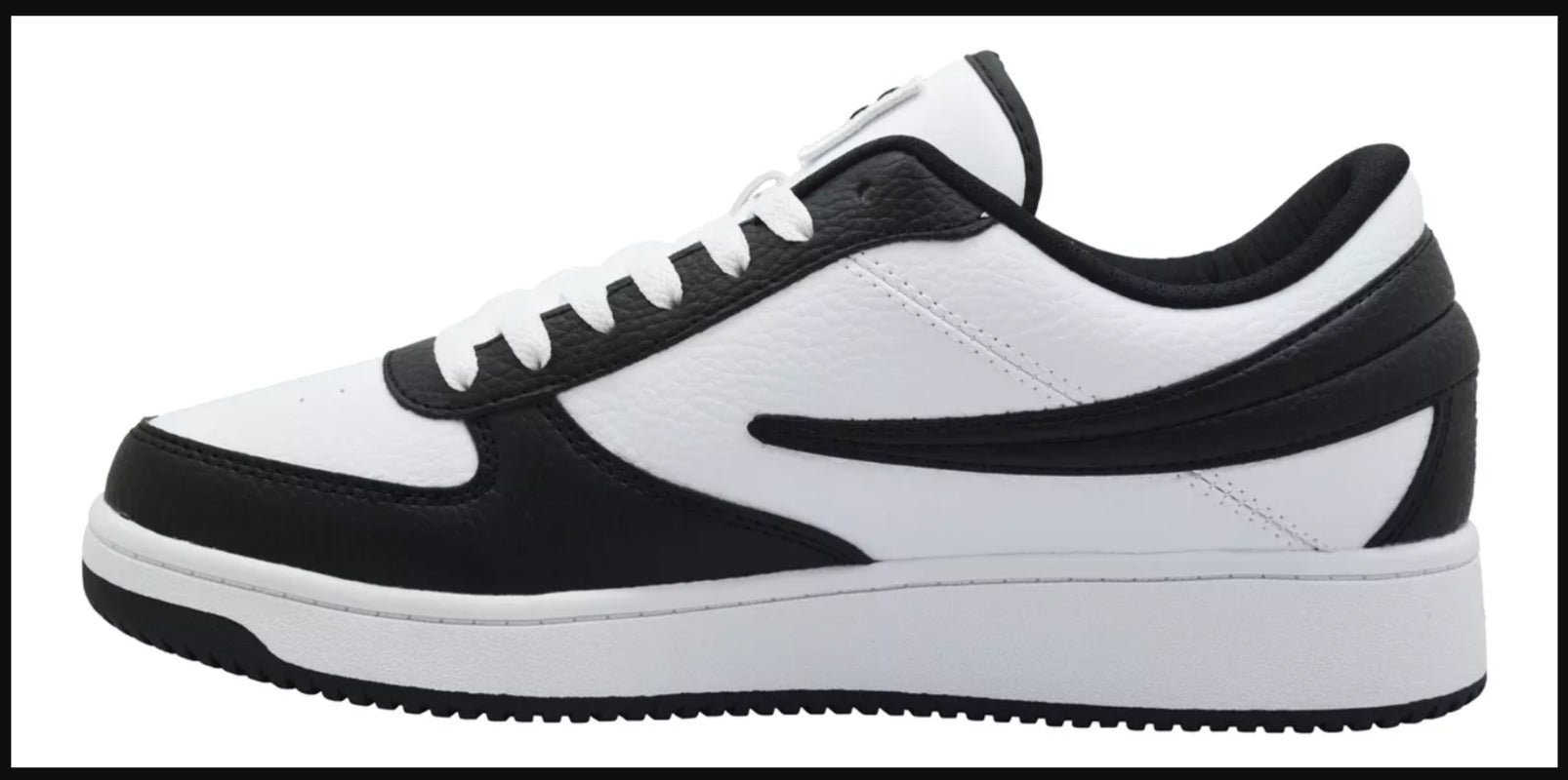 Zapatillas Fila A-Low para Hombre, Blancas con Negro, Originales Modelo 1CM00551-120