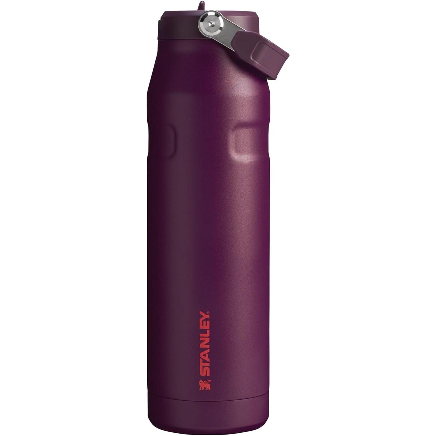 Iceflow Flip Straw 2.0 Water Bottle 36 Oz | Built-In Straw with Larger Opening | Lightweight and Leak Resistant | Insulated Stainless Steel | Bpa-Free | Rose Quartz