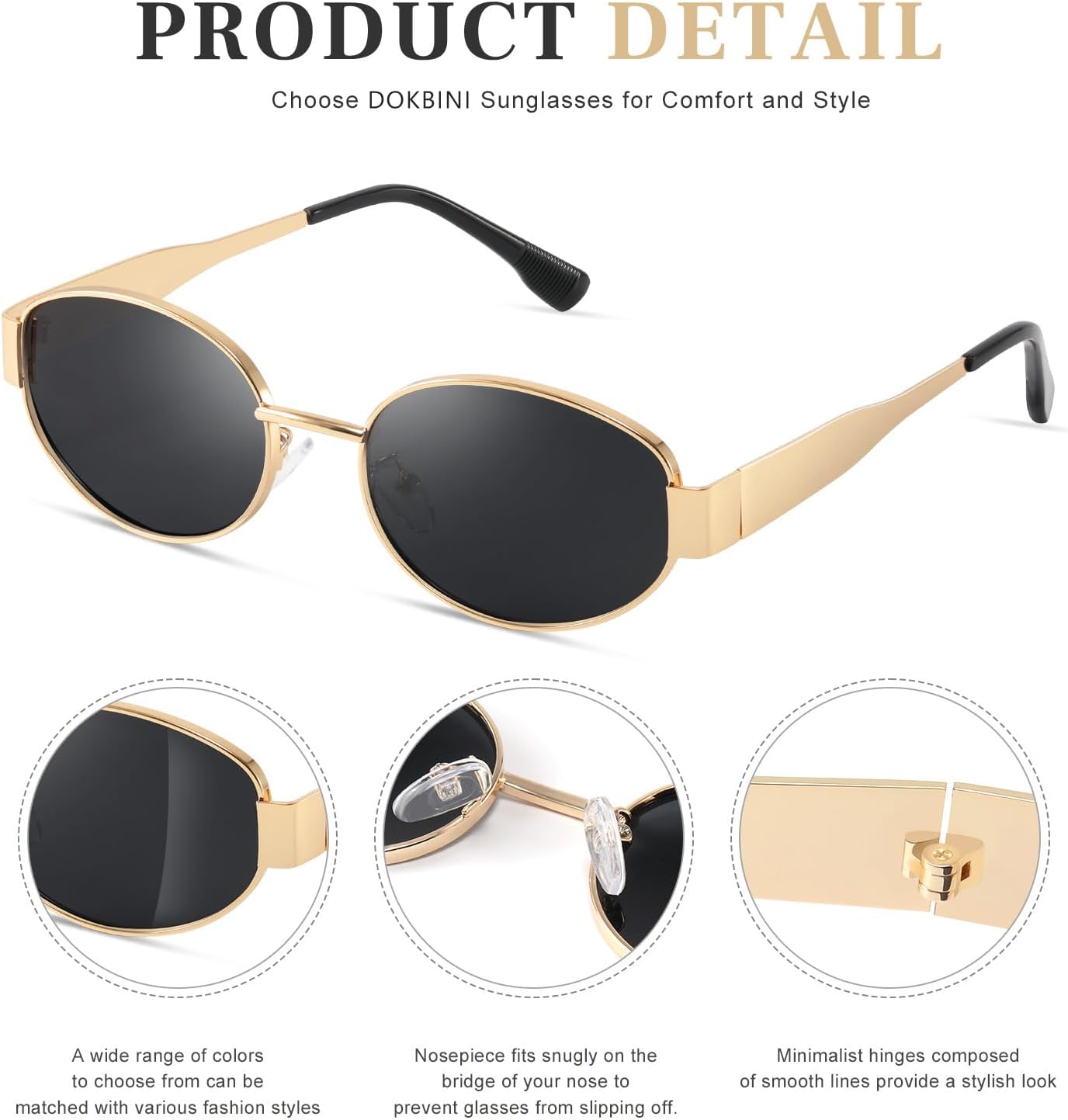 Lentes de Sol Retro para Mujer, Polarizados Clásicos, Protección UV400, Estilo Fashion