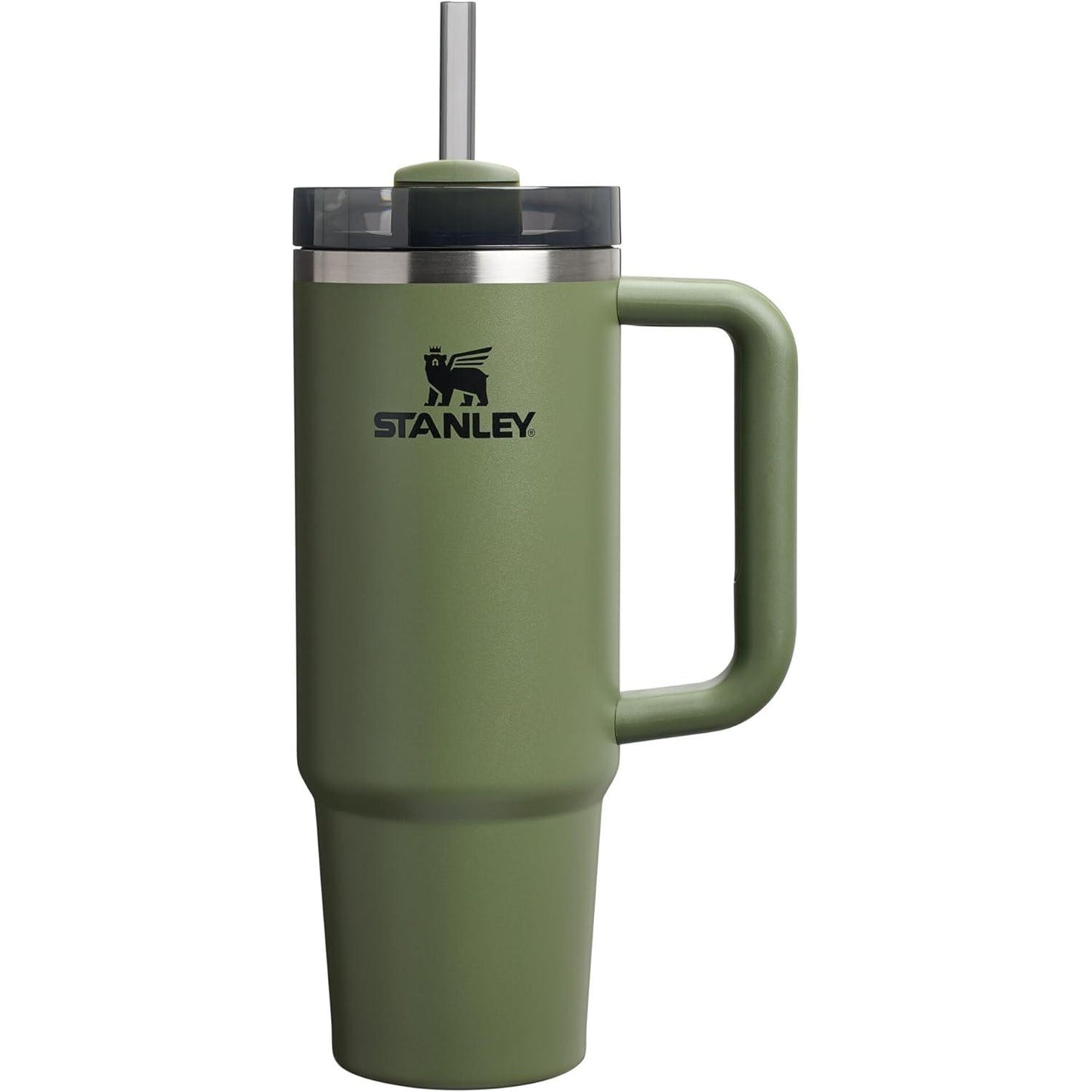 Quencher H2.0 Tumbler with Handle and Straw 30 Oz | Flowstate 3-Position Lid | Cup Holder Compatible for Travel | Insulated Stainless Steel Cup | Bpa-Free | Exclusive Blue Cactus