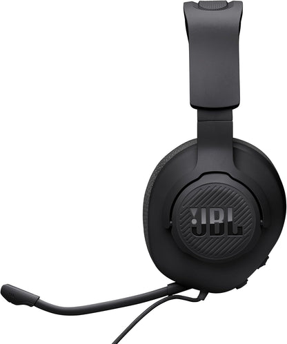 JBL Quantum 100 M2 (Negro) – Audífonos gamer con cable y micrófono desmontable