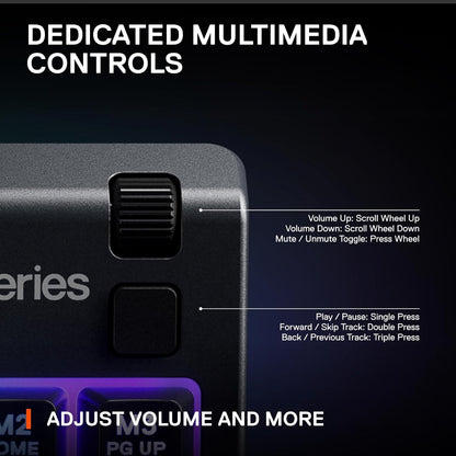 SteelSeries Apex 3 TKL – Teclado Gamer RGB Compacto, Resistente y Silencioso