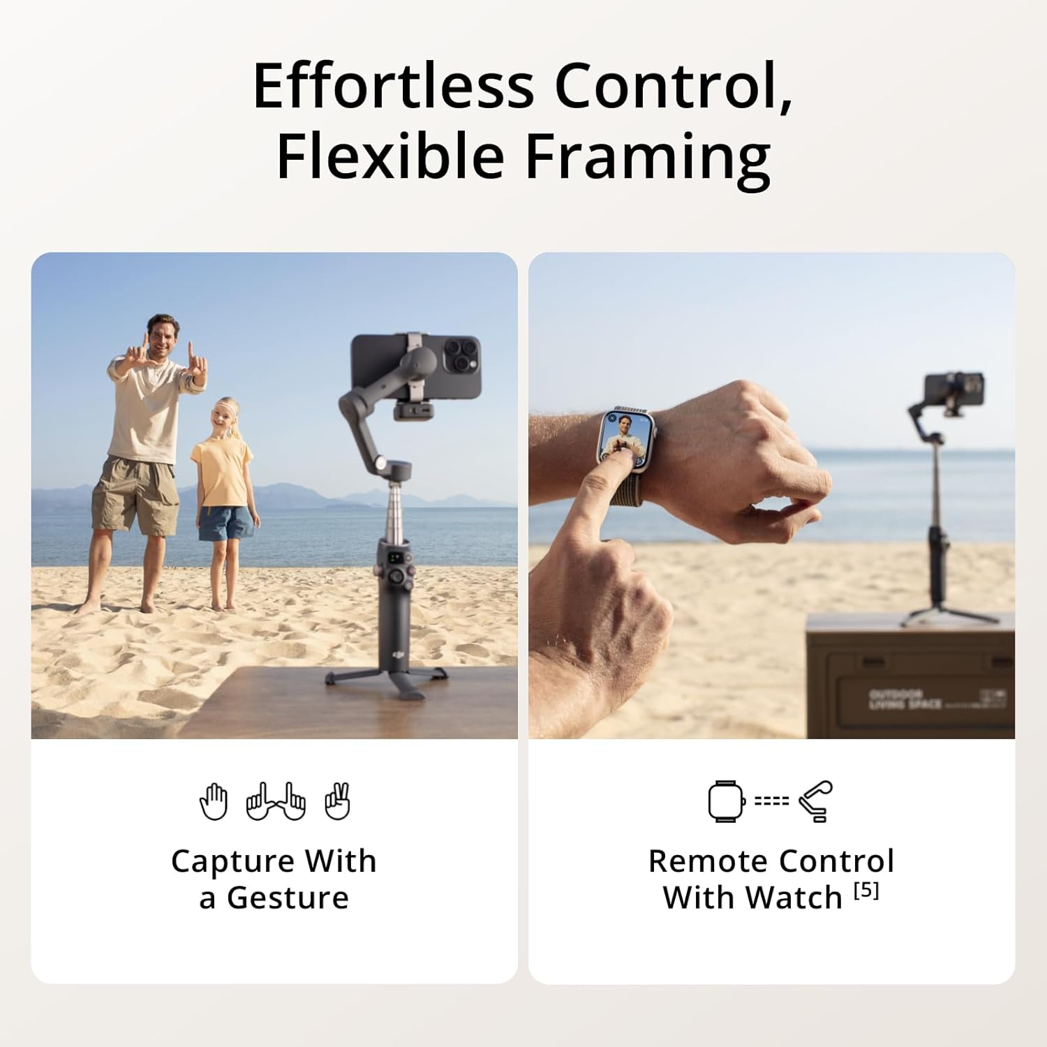 DJI Osmo Mobile 7P Estabilizador Gimbal para Smartphone – 3 Ejes, Seguimiento Inteligente, Luz Integrada, Micrófono Compatible, Palo Extensible y Trípode