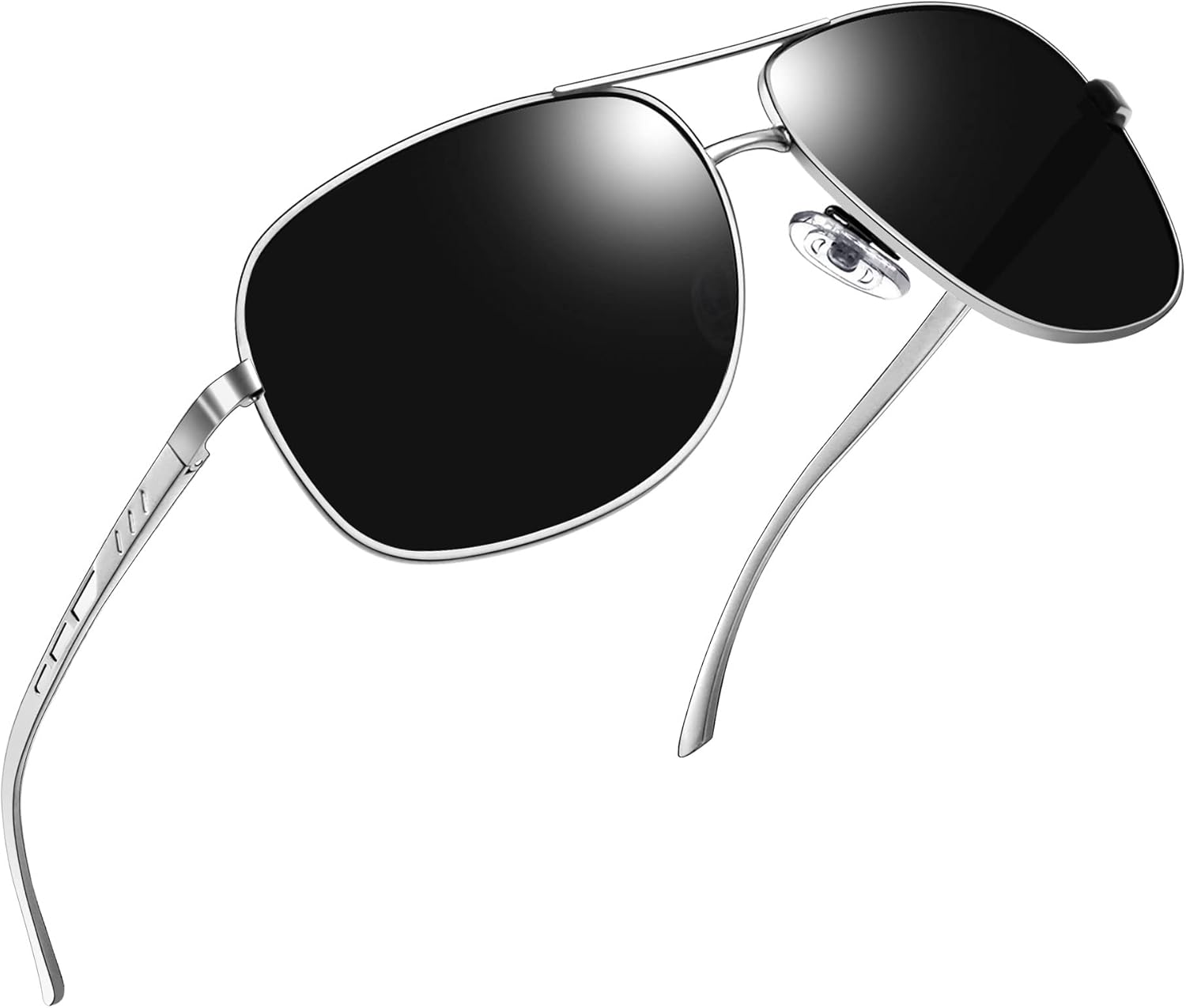 Joopin Lentes de Sol Aviador Metálicos Polarizados – Estilo Clásico Militar UV400