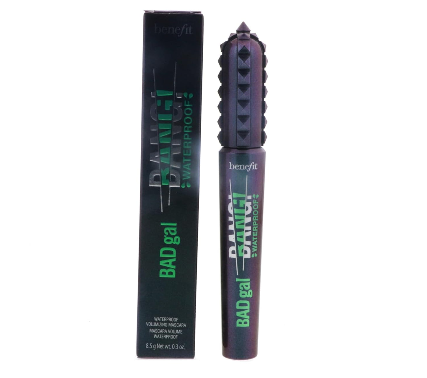 Benefit BADgal BANG! Waterproof | Máscara de Pestañas Volumen 360° | Resistente al Agua | No pesa ni baja las pestañas | 0.3 oz