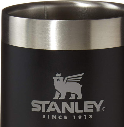 Stay-Chill Beer Stein 24 Oz | Heavy Duty Big Grip Handle | Beer Tumbler Drink Cup, Holds 2 Cans | Insulated Stainless Steel Party Mug | Bpa-Free | Matte Black