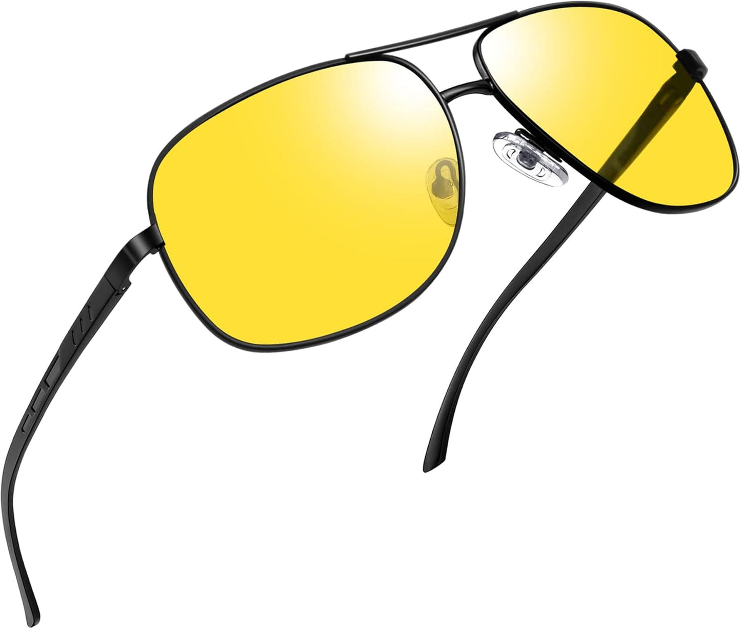 Joopin Lentes de Sol Aviador Metálicos Polarizados – Estilo Clásico Militar UV400