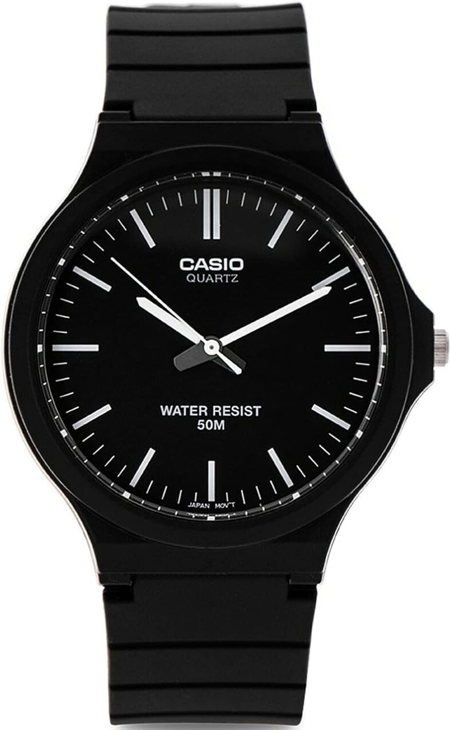 MW240 Series | Men’S Quartz Watch | 50M WR | Large Resin Case | Resin Glass | Resin Band | Large Arabic Numerals | Analog Watch | Easy to Read Display | 3 Year Battery