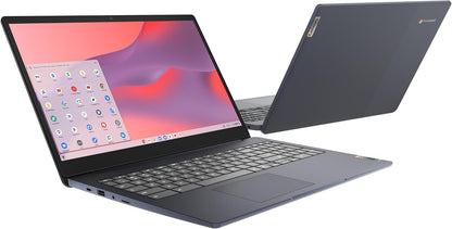 Laptop Lenovo IdeaPad 3i Chromebook | Pantalla FHD de 15.6" | Intel Celeron N4500 | 8 GB de RAM, 64 GB eMMC | Cámara de 720p | Color: azul abismo
