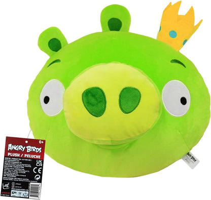 Peluche de Angry Birdscerdo rey verde | 15" | Tamaño mega para niños y coleccionistas