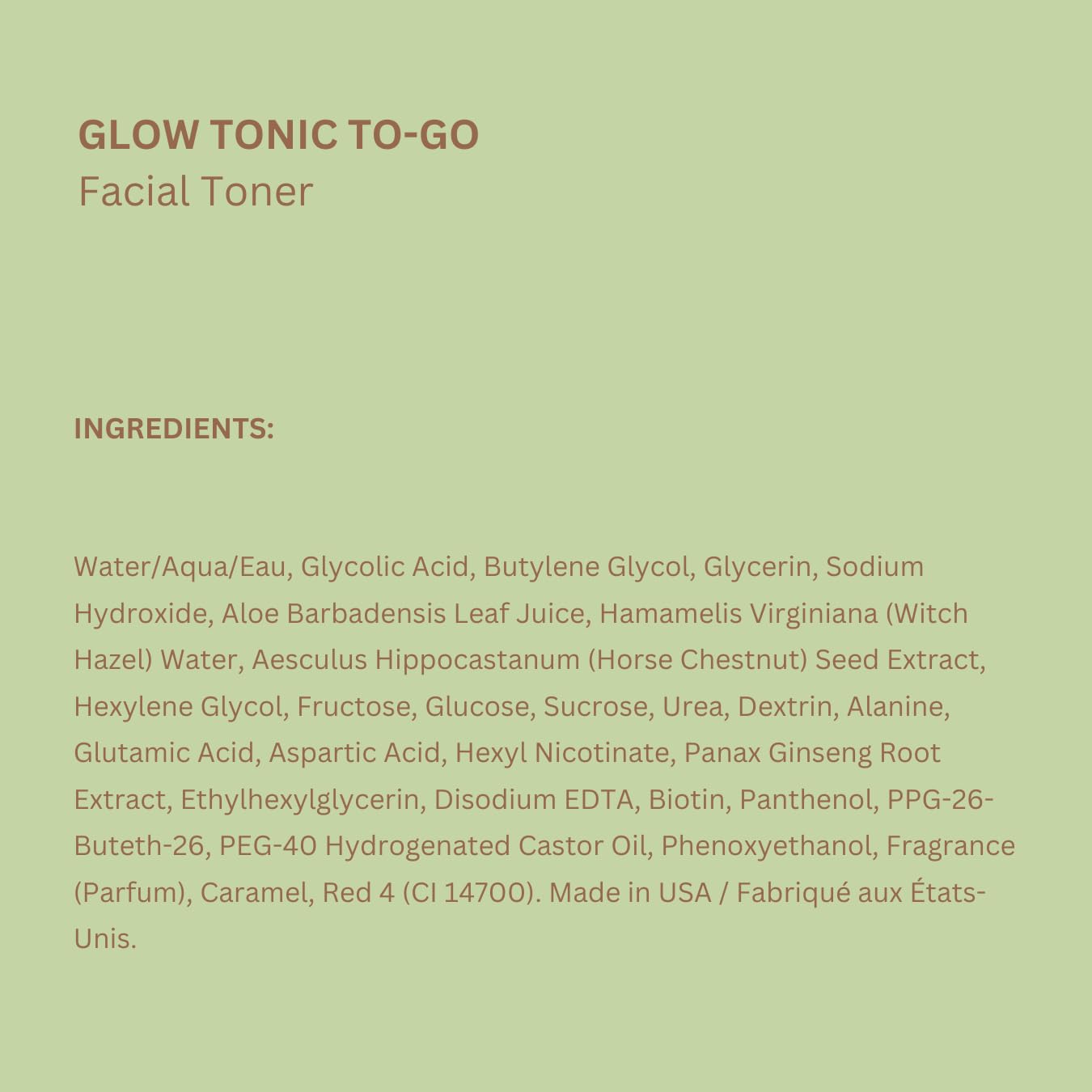 Pixi Glow Tonic To-Go – Pads Exfoliantes con Ácido Glicólico (60 unidades)