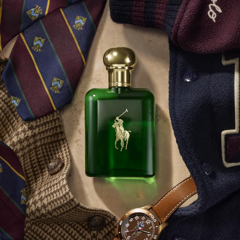 Polo Eau de Toilette Hombre | Colonia Masculina Woody & Spicy con Pino, Pachulí, Cuero y Tabaco – Intensidad Media