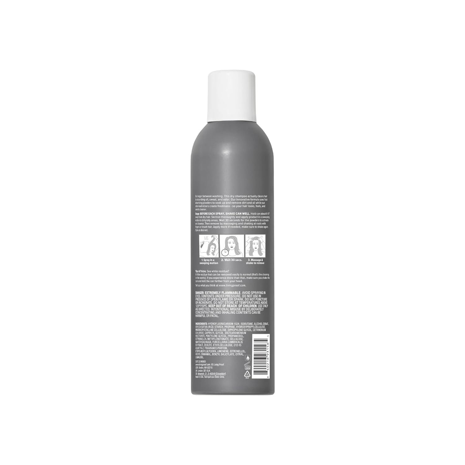 Living Proof Perfect Hair Day (PhD) | Champú en Seco Unisex – Refresca al Instante, Absorbe Grasa y Olor, Prolonga el Peinado