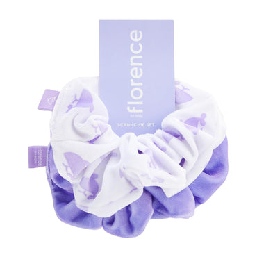 Florence by Mills Scrunchies Pack x2 | Colitas para el Pelo de Rayon – Accesorios de Moda, Suaves y Resistentes