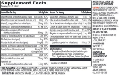 Multivitamina Diaria para hombre | vegano | 65 tabletas | 2 meses