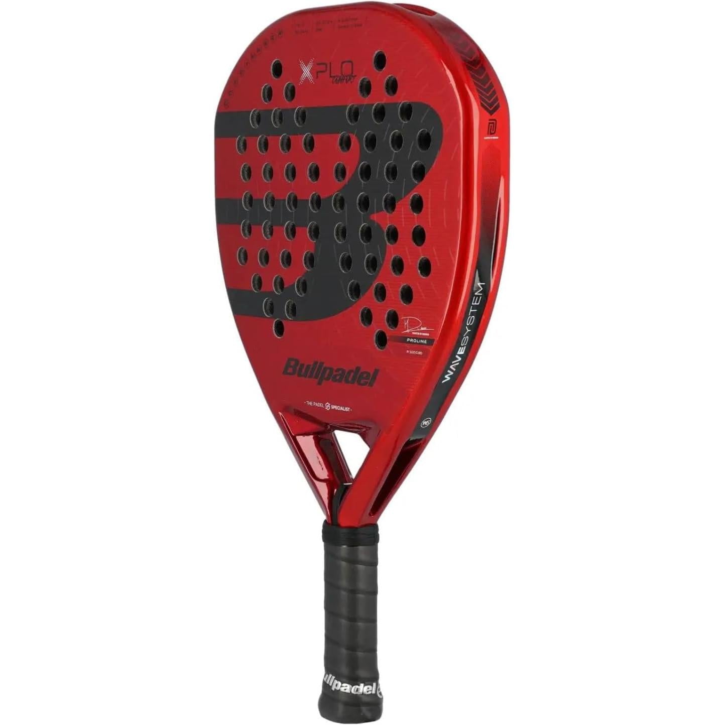 Padel Racket XPLO Comfort 2025 | Advanced Fibrix Fiber Pala Padel | GEOSHAPE for Explosive Power & High Balance | Air Power Racket Enhanced Aerodynamics | Wave System & Smart Holes Design