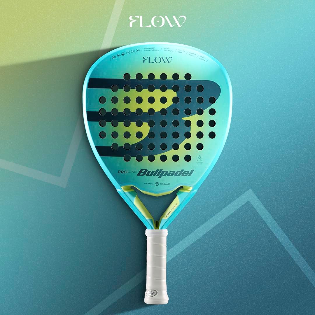 Pala Padel FLOW Mujer 2025 Alejandra Salazar | Pala Padel en Forma Diamante | Fibra Híbrida Fibrix & MultiEva Core | FlowForce Heart & Rough 3D Grain | Alta potencia y control de vibraciones