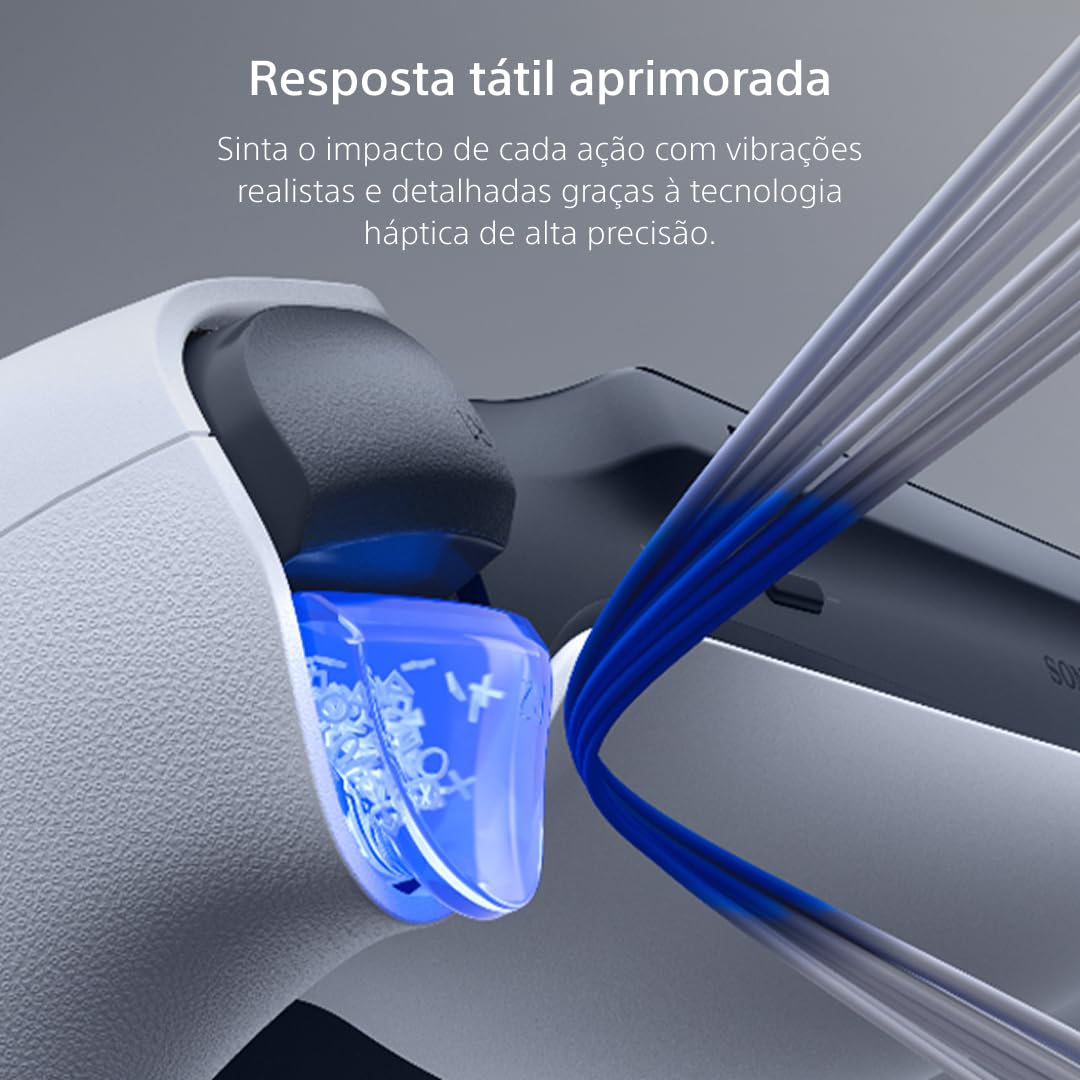 Joystick PS5 | Mando inalámbrico PlayStation DualSense® | Color: Blanco