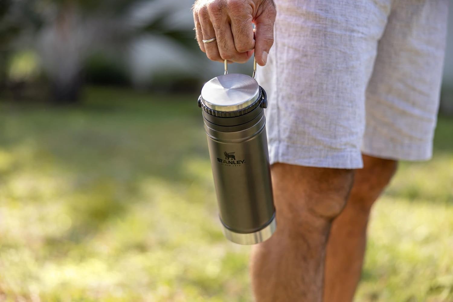 Travel Mug with Integrated French Press 16 Oz | 5 Minute Brew, 4 Hours Hot, Leakproof Lid | Mesh Filter for Coffee Grounds | Insulated Stainless Steel Coffee Maker | Bpa-Free | Charcoal Glow