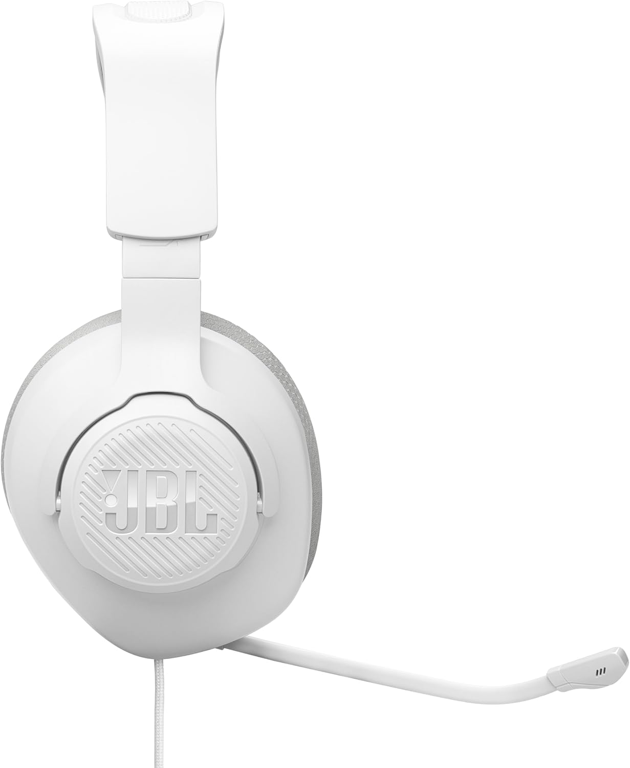 JBL Quantum 100 M2 (Blanco) – Audífonos gamer con cable y micrófono desmontable