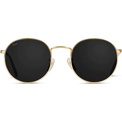 Anteojos de Sol Redondos con Lentes Espejados – Unisex, Retro y Modernos, Protección UV400