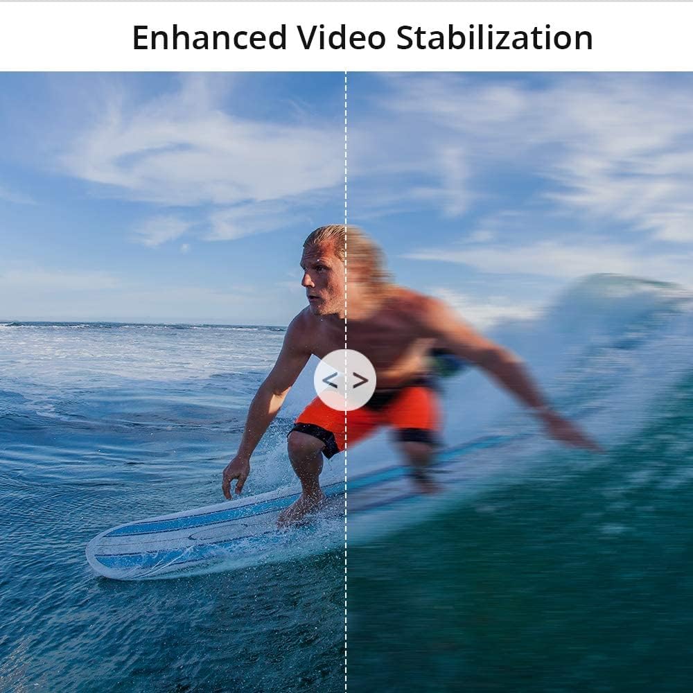 AKASO Brave 7 LE – Cámara de acción 4K con pantalla dual, estabilización EIS 2.0, control remoto, resistente al agua hasta 40 m, ideal para deportes, vlogs y aventuras
