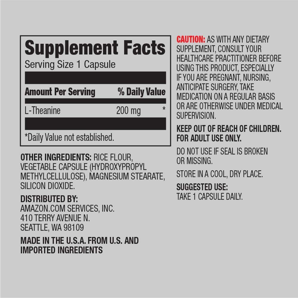 Teanina 200mg | 60 Cápsulas