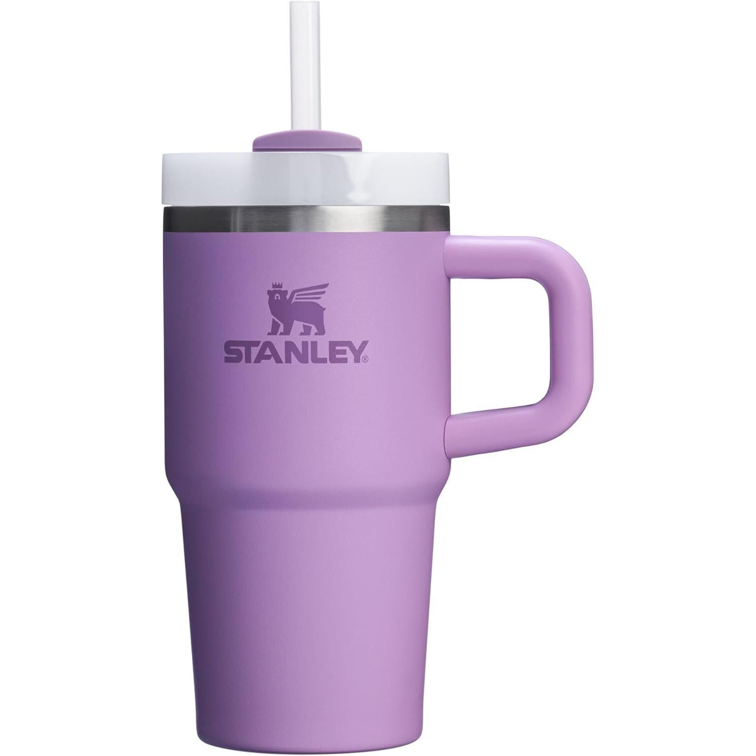 Quencher H2.0 Tumbler with Handle and Straw 20 Oz | Flowstate 3-Position Lid | Cup Holder Compatible for Travel | Insulated Stainless Steel Cup | Bpa-Free | Frost