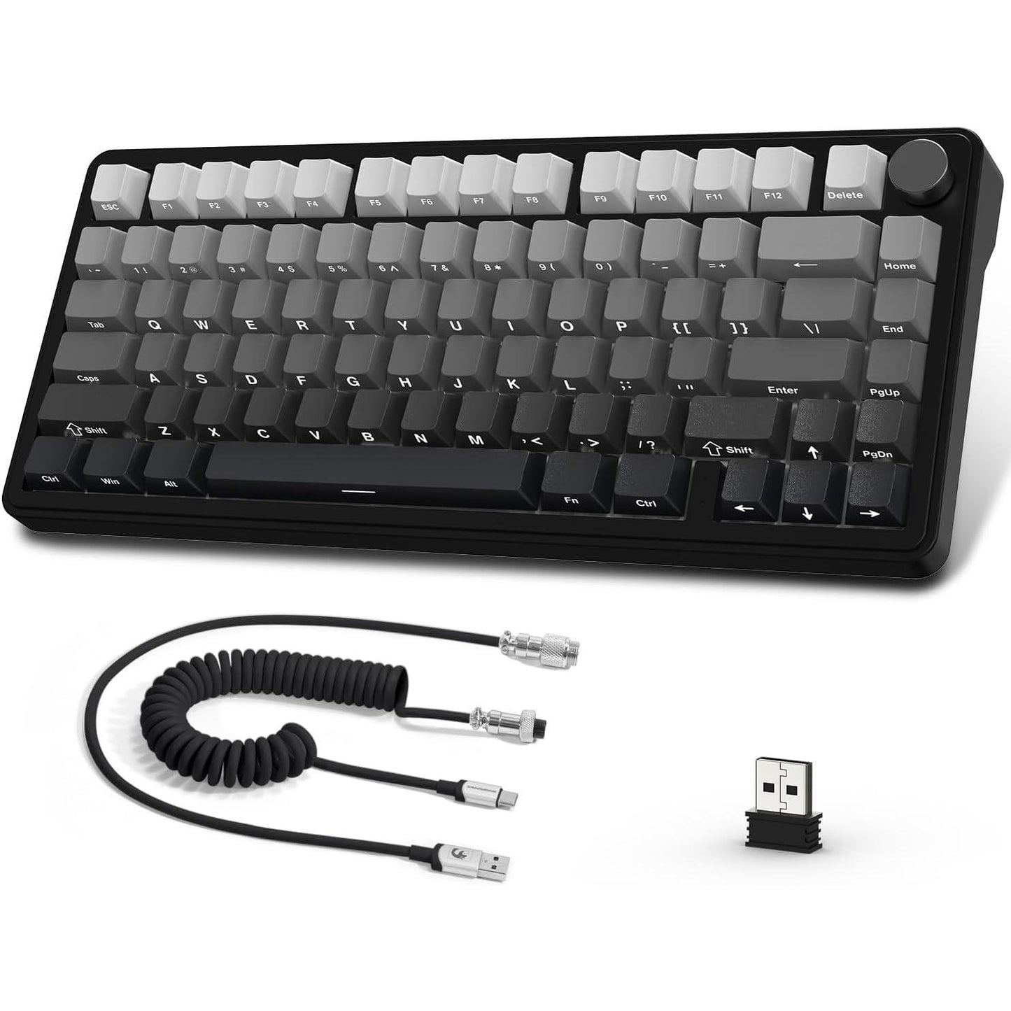 Teclado mecánico inalámbrico para juegos con perilla intercambiable