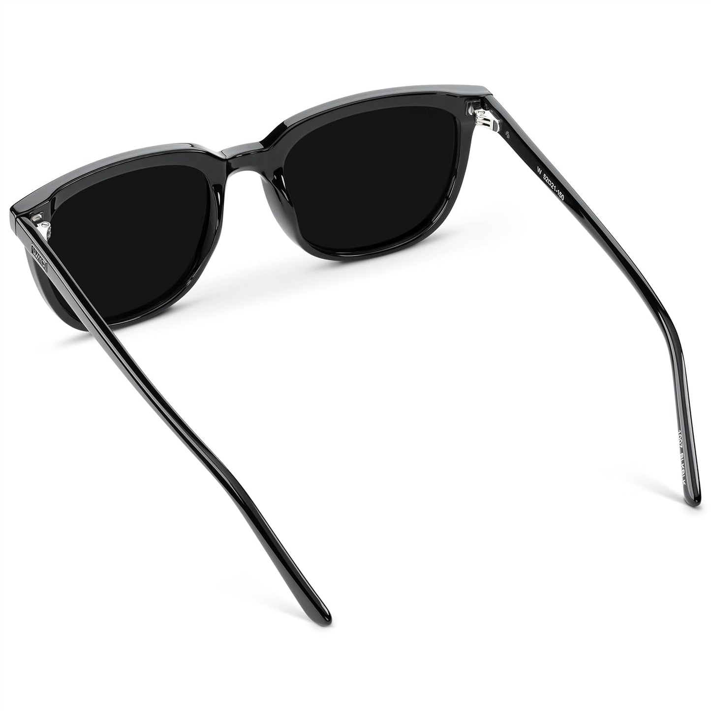 Gafas de Sol Cuadradas Planas Unisex – Estilo Retro Clásico con Lentes Polarizados UV400