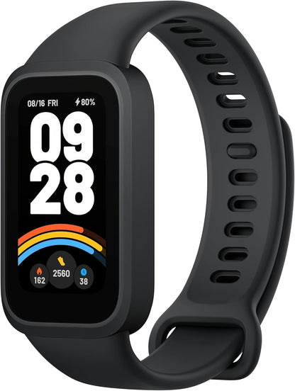 Smart Band 9 Active Global | Pantalla 1.47", 60 Hz | Hasta 18 días de batería | 50 modos deportivos | Salud 24/7 | 5 ATM (negro)